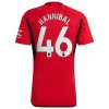 Camiseta de fútbol Manchester United Hannibal 46 Primera Equipación 23-24 - Hombre